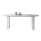 Sintered Stone Top Modern Table for Restaurant Dining Table with Double Pedestal Base Oval Without Chairs Clearhalo ' dining_table' 'Dining Tables & Seating' 'Dining Tables' 'furn' 'furn_dining_table' 'Furniture' 'furniture_dining_table' 'Kitchen & Dining Furniture' 'kitchen&dining_furn' 'kitchen' 'kitchen_dining_table' 4457600