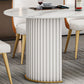 Modern Sintered Stone Table for Restaurant Oval Dining Table with Double Pedestal Base Clearhalo ' dining_table' 'Dining Tables & Seating' 'Dining Tables' 'furn' 'furn_dining_table' 'Furniture' 'furniture_dining_table' 'Kitchen & Dining Furniture' 'kitchen&dining_furn' 'kitchen' 'kitchen_dining_table' 4457623