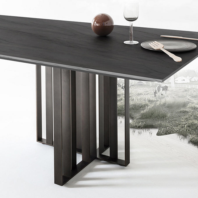 Rectangle Dining Site Table Traditional Luxury Pine Solid Wood Furniture Clearhalo ' dining_table' 'Dining Tables & Seating' 'Dining Tables' 'furn' 'furn_dining_table' 'Furniture' 'furniture_dining_table' 'Kitchen & Dining Furniture' 'kitchen&dining_furn' 'kitchen' 'kitchen_dining_table' 4457695