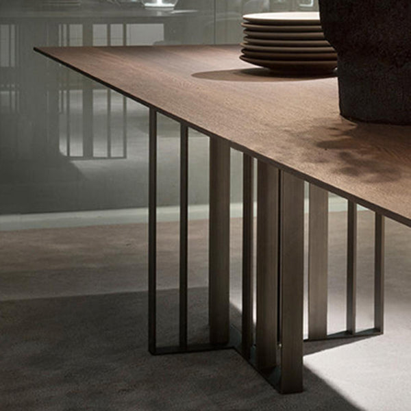 Rectangle Dining Site Table Traditional Luxury Pine Solid Wood Furniture Clearhalo ' dining_table' 'Dining Tables & Seating' 'Dining Tables' 'furn' 'furn_dining_table' 'Furniture' 'furniture_dining_table' 'Kitchen & Dining Furniture' 'kitchen&dining_furn' 'kitchen' 'kitchen_dining_table' 4457698