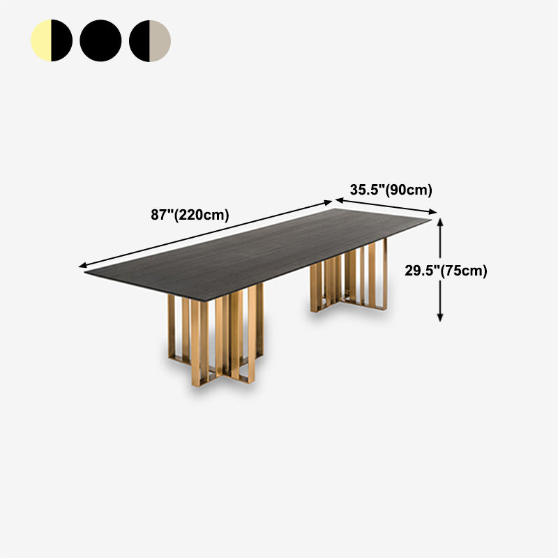 Rectangle Dining Site Table Traditional Luxury Pine Solid Wood Furniture Clearhalo ' dining_table' 'Dining Tables & Seating' 'Dining Tables' 'furn' 'furn_dining_table' 'Furniture' 'furniture_dining_table' 'Kitchen & Dining Furniture' 'kitchen&dining_furn' 'kitchen' 'kitchen_dining_table' 4457704