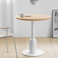 Industrial Style Dining Site Table MDF Dining Room Furniture with Pedestal Base Clearhalo ' dining_table' 'Dining Tables & Seating' 'Dining Tables' 'furn' 'furn_dining_table' 'Furniture' 'furniture_dining_table' 'Kitchen & Dining Furniture' 'kitchen&dining_furn' 'kitchen' 'kitchen_dining_table' 4457749
