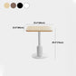Industrial Style Dining Site Table MDF Dining Room Furniture with Pedestal Base Clearhalo ' dining_table' 'Dining Tables & Seating' 'Dining Tables' 'furn' 'furn_dining_table' 'Furniture' 'furniture_dining_table' 'Kitchen & Dining Furniture' 'kitchen&dining_furn' 'kitchen' 'kitchen_dining_table' 4457751