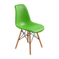 Contemporary Modern Wood Indoor-Outdoor Side Chair Solid Back Chair Light Green 1 Piece Clearhalo ' kitchen&dining_furn' 'Dining Chairs' 'Dining Tables & Seating' 'dining_chair' 'Furniture' 'furniture_dining_chair' 'Kitchen & Dining Furniture' 'kitchen' 4457847
