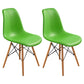 Contemporary Modern Wood Indoor-Outdoor Side Chair Solid Back Chair Light Green Set of 2 Clearhalo ' kitchen&dining_furn' 'Dining Chairs' 'Dining Tables & Seating' 'dining_chair' 'Furniture' 'furniture_dining_chair' 'Kitchen & Dining Furniture' 'kitchen' 4457848