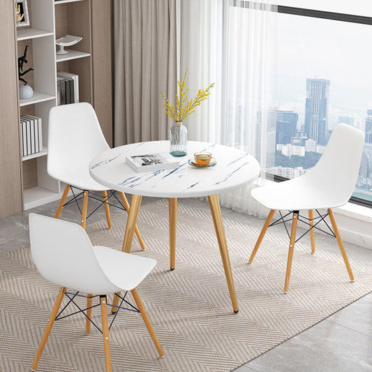 Contemporary Modern Wood Indoor-Outdoor Side Chair Solid Back Chair Clearhalo ' kitchen&dining_furn' 'Dining Chairs' 'Dining Tables & Seating' 'dining_chair' 'Furniture' 'furniture_dining_chair' 'Kitchen & Dining Furniture' 'kitchen' 4457849
