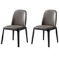 Contemporary Style Wooden Dining Chairs Kitchen Dining Armless Side Chair Dark Gray 2 Piece Set Clearhalo ' kitchen&dining_furn' 'Dining Chairs' 'Dining Tables & Seating' 'dining_chair' 'furn' 'furn_dining_chair' 'Furniture' 'furniture_dining_chair' 'Kitchen & Dining Furniture' 'kitchen' 4457884