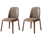 Contemporary Style Wooden Dining Chairs Kitchen Dining Armless Side Chair Khaki 2 Piece Set Clearhalo ' kitchen&dining_furn' 'Dining Chairs' 'Dining Tables & Seating' 'dining_chair' 'furn' 'furn_dining_chair' 'Furniture' 'furniture_dining_chair' 'Kitchen & Dining Furniture' 'kitchen' 4457891