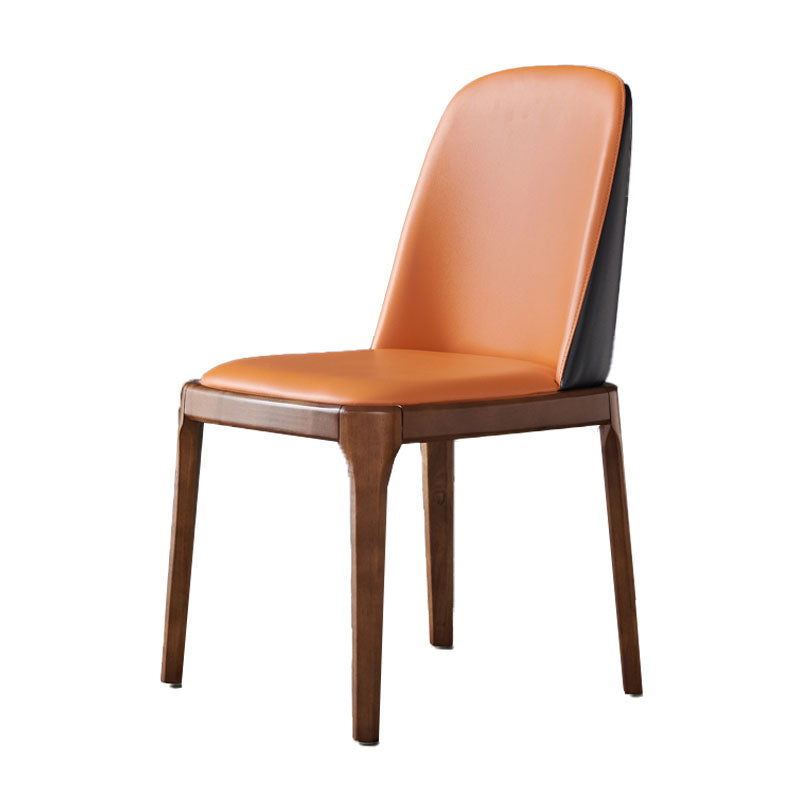 Contemporary Style Wooden Dining Chairs Kitchen Dining Armless Side Chair Clearhalo ' kitchen&dining_furn' 'Dining Chairs' 'Dining Tables & Seating' 'dining_chair' 'furn' 'furn_dining_chair' 'Furniture' 'furniture_dining_chair' 'Kitchen & Dining Furniture' 'kitchen' 4457892