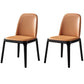 Contemporary Style Wooden Dining Chairs Kitchen Dining Armless Side Chair Orange 2 Piece Set Clearhalo ' kitchen&dining_furn' 'Dining Chairs' 'Dining Tables & Seating' 'dining_chair' 'furn' 'furn_dining_chair' 'Furniture' 'furniture_dining_chair' 'Kitchen & Dining Furniture' 'kitchen' 4457898