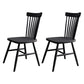 Scandinavian Wood Indoor-Outdoor Room Chair Windsor Back Side Chair Grey Set of 2 Clearhalo ' kitchen&dining_furn' 'Dining Chairs' 'Dining Tables & Seating' 'dining_chair' 'Furniture' 'furniture_dining_chair' 'Kitchen & Dining Furniture' 'kitchen' 4457938