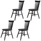 Scandinavian Wood Indoor-Outdoor Room Chair Windsor Back Side Chair Grey Set of 4 Clearhalo ' kitchen&dining_furn' 'Dining Chairs' 'Dining Tables & Seating' 'dining_chair' 'Furniture' 'furniture_dining_chair' 'Kitchen & Dining Furniture' 'kitchen' 4457939
