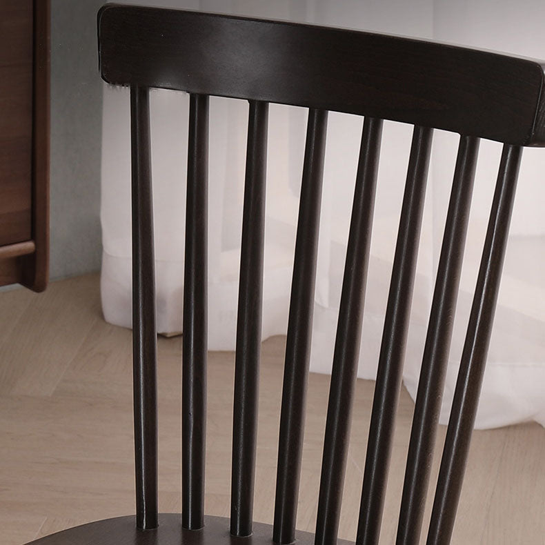 Scandinavian Wood Indoor-Outdoor Room Chair Windsor Back Side Chair Clearhalo ' kitchen&dining_furn' 'Dining Chairs' 'Dining Tables & Seating' 'dining_chair' 'Furniture' 'furniture_dining_chair' 'Kitchen & Dining Furniture' 'kitchen' 4457942