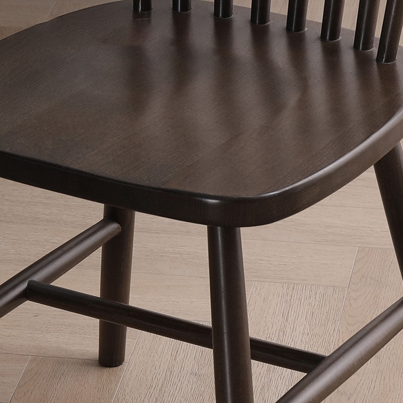 Scandinavian Wood Indoor-Outdoor Room Chair Windsor Back Side Chair Clearhalo ' kitchen&dining_furn' 'Dining Chairs' 'Dining Tables & Seating' 'dining_chair' 'Furniture' 'furniture_dining_chair' 'Kitchen & Dining Furniture' 'kitchen' 4457943