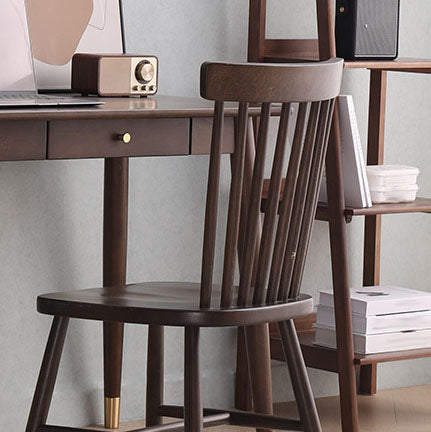 Scandinavian Wood Indoor-Outdoor Room Chair Windsor Back Side Chair Clearhalo ' kitchen&dining_furn' 'Dining Chairs' 'Dining Tables & Seating' 'dining_chair' 'Furniture' 'furniture_dining_chair' 'Kitchen & Dining Furniture' 'kitchen' 4457946