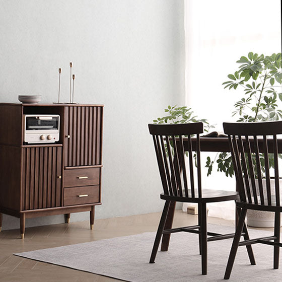 Scandinavian Wood Indoor-Outdoor Room Chair Windsor Back Side Chair Clearhalo ' kitchen&dining_furn' 'Dining Chairs' 'Dining Tables & Seating' 'dining_chair' 'Furniture' 'furniture_dining_chair' 'Kitchen & Dining Furniture' 'kitchen' 4457950