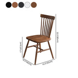 Scandinavian Wood Indoor-Outdoor Room Chair Windsor Back Side Chair Clearhalo ' kitchen&dining_furn' 'Dining Chairs' 'Dining Tables & Seating' 'dining_chair' 'Furniture' 'furniture_dining_chair' 'Kitchen & Dining Furniture' 'kitchen' 4457959