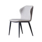 Contemporary Design Wingback Armless Side Chairs Leather Dining Side Chair Clearhalo ' kitchen&dining_furn' 'Dining Chairs' 'Dining Tables & Seating' 'dining_chair' 'furn' 'furn_dining_chair' 'Furniture' 'furniture_dining_chair' 'Kitchen & Dining Furniture' 'kitchen' 4458033