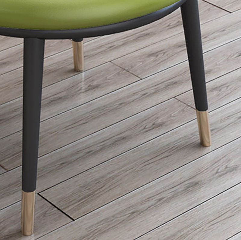 Contemporary Home Leather Arm Chair Solid Back Matte Finish Dining Chair Clearhalo ' kitchen&dining_furn' 'Dining Chairs' 'Dining Tables & Seating' 'dining_chair' 'furn' 'furn_dining_chair' 'Furniture' 'furniture_dining_chair' 'Kitchen & Dining Furniture' 'kitchen' 4458054