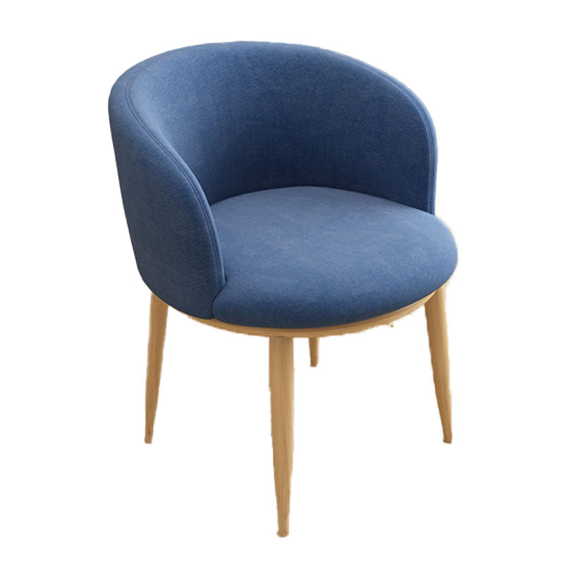 Contemporary Home Leather Arm Chair Solid Back Matte Finish Dining Chair Dark Blue 1 Piece Clearhalo ' kitchen&dining_furn' 'Dining Chairs' 'Dining Tables & Seating' 'dining_chair' 'furn' 'furn_dining_chair' 'Furniture' 'furniture_dining_chair' 'Kitchen & Dining Furniture' 'kitchen' 4458074