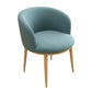 Contemporary Home Leather Arm Chair Solid Back Matte Finish Dining Chair Denim Blue 1 Piece Clearhalo ' kitchen&dining_furn' 'Dining Chairs' 'Dining Tables & Seating' 'dining_chair' 'furn' 'furn_dining_chair' 'Furniture' 'furniture_dining_chair' 'Kitchen & Dining Furniture' 'kitchen' 4458089