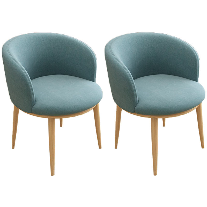 Contemporary Home Leather Arm Chair Solid Back Matte Finish Dining Chair Denim Blue 2 Piece Set Clearhalo ' kitchen&dining_furn' 'Dining Chairs' 'Dining Tables & Seating' 'dining_chair' 'furn' 'furn_dining_chair' 'Furniture' 'furniture_dining_chair' 'Kitchen & Dining Furniture' 'kitchen' 4458090