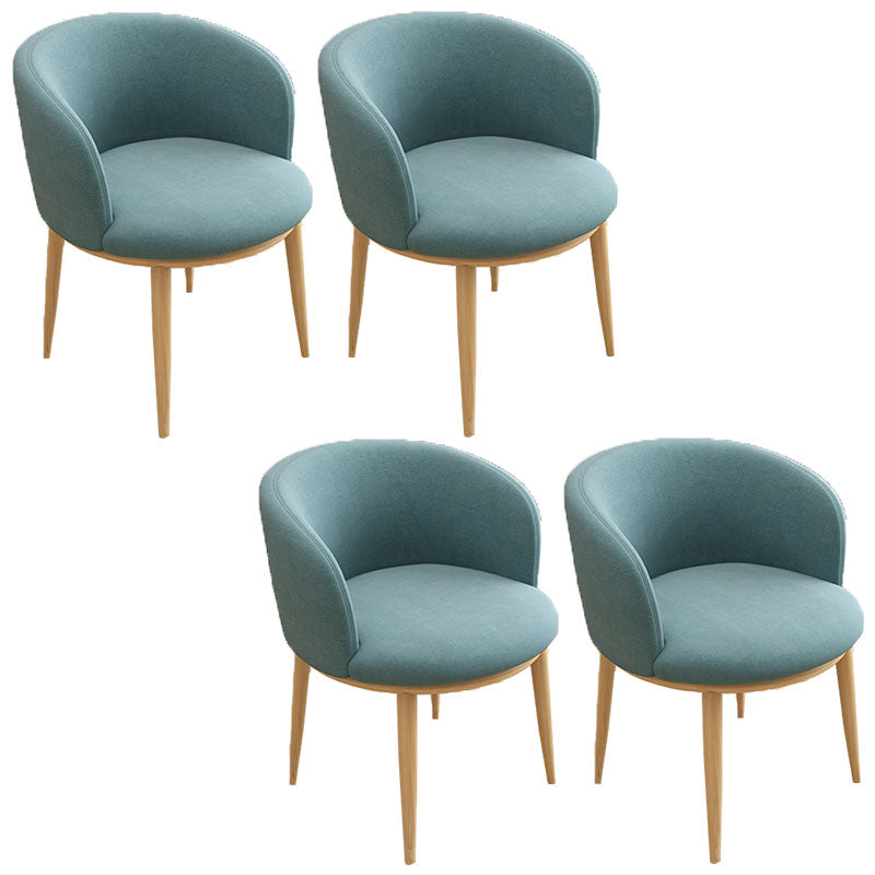 Contemporary Home Leather Arm Chair Solid Back Matte Finish Dining Chair Denim Blue 4 Piece Set Clearhalo ' kitchen&dining_furn' 'Dining Chairs' 'Dining Tables & Seating' 'dining_chair' 'furn' 'furn_dining_chair' 'Furniture' 'furniture_dining_chair' 'Kitchen & Dining Furniture' 'kitchen' 4458091