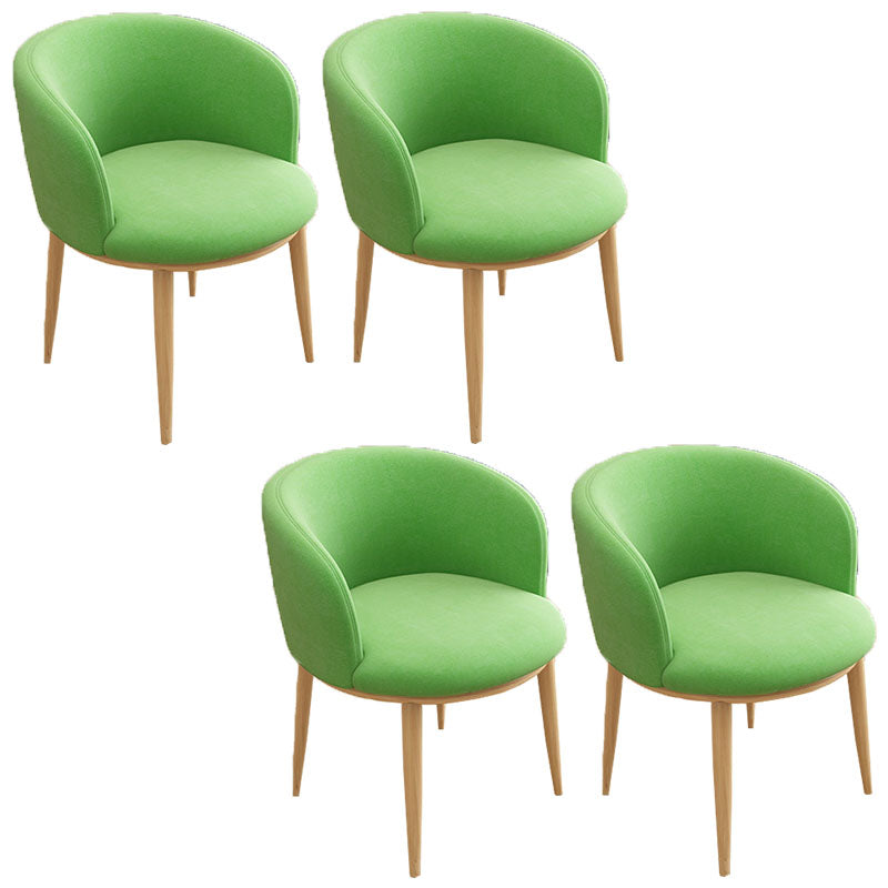 Contemporary Home Leather Arm Chair Solid Back Matte Finish Dining Chair Pea Green 4 Piece Set Clearhalo ' kitchen&dining_furn' 'Dining Chairs' 'Dining Tables & Seating' 'dining_chair' 'furn' 'furn_dining_chair' 'Furniture' 'furniture_dining_chair' 'Kitchen & Dining Furniture' 'kitchen' 4458133