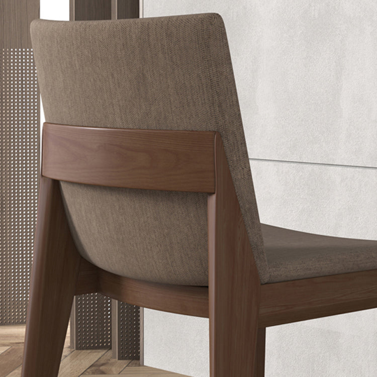 Contemporary Style Dining Chairs Kitchen Dining Wooden Armless Side Chair Clearhalo ' kitchen&dining_furn' 'Dining Chairs' 'Dining Tables & Seating' 'dining_chair' 'furn' 'furn_dining_chair' 'Furniture' 'furniture_dining_chair' 'Kitchen & Dining Furniture' 'kitchen' 4458151