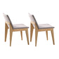 Contemporary Style Dining Chairs Kitchen Dining Wooden Armless Side Chair Grey 2 Piece Set Clearhalo ' kitchen&dining_furn' 'Dining Chairs' 'Dining Tables & Seating' 'dining_chair' 'furn' 'furn_dining_chair' 'Furniture' 'furniture_dining_chair' 'Kitchen & Dining Furniture' 'kitchen' 4458152