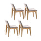Contemporary Style Dining Chairs Kitchen Dining Wooden Armless Side Chair Grey 4 Piece Set Clearhalo ' kitchen&dining_furn' 'Dining Chairs' 'Dining Tables & Seating' 'dining_chair' 'furn' 'furn_dining_chair' 'Furniture' 'furniture_dining_chair' 'Kitchen & Dining Furniture' 'kitchen' 4458154