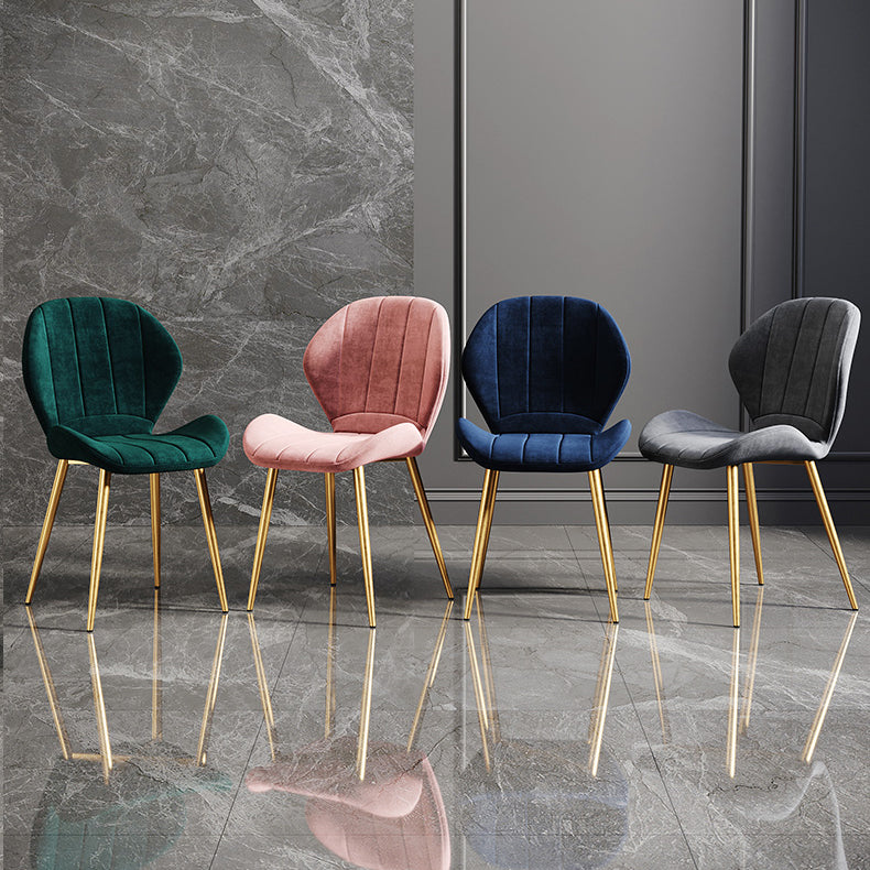 Scandinavian Upholstered Home Side Chair Wingback Matte Finish Dining Chair Clearhalo ' kitchen&dining_furn' 'Dining Chairs' 'Dining Tables & Seating' 'dining_chair' 'furn' 'furn_dining_chair' 'Furniture' 'furniture_dining_chair' 'Kitchen & Dining Furniture' 'kitchen' 4458219