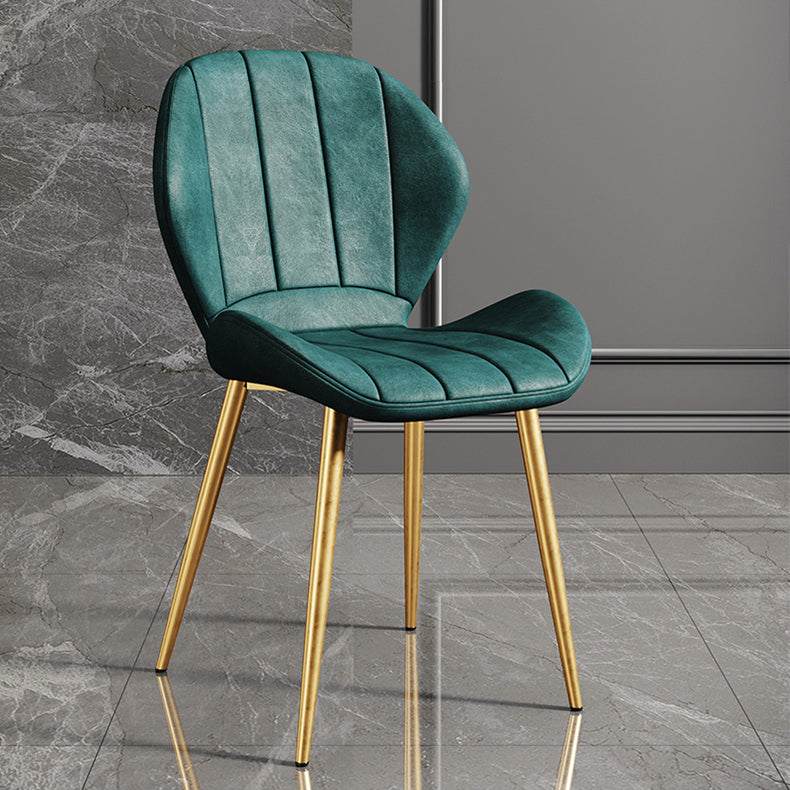 Scandinavian Upholstered Home Side Chair Wingback Matte Finish Dining Chair Clearhalo ' kitchen&dining_furn' 'Dining Chairs' 'Dining Tables & Seating' 'dining_chair' 'furn' 'furn_dining_chair' 'Furniture' 'furniture_dining_chair' 'Kitchen & Dining Furniture' 'kitchen' 4458229