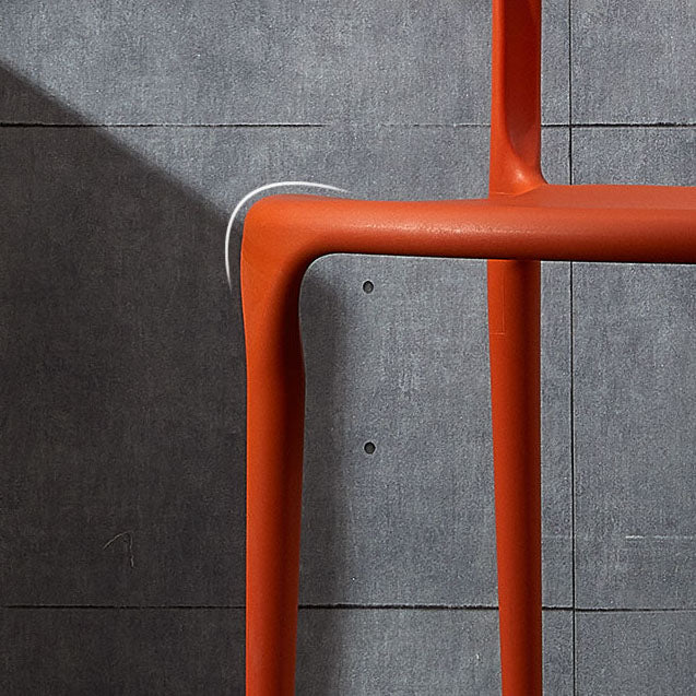 Scandinavian Plastic Dining Kitchen Room Armchair Open Back Chair Clearhalo ' kitchen&dining_furn' 'Dining Chairs' 'Dining Tables & Seating' 'dining_chair' 'furn' 'furn_dining_chair' 'Furniture' 'furniture_dining_chair' 'Kitchen & Dining Furniture' 'kitchen' 4458261