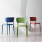 Contemporary Plastic Kitchen Dining Room Side Chair Open Back Chair Clearhalo ' kitchen&dining_furn' 'Dining Chairs' 'Dining Tables & Seating' 'dining_chair' 'Furniture' 'furniture_dining_chair' 'Kitchen & Dining Furniture' 'kitchen' 4458293