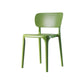 Contemporary Plastic Kitchen Dining Room Side Chair Open Back Chair Green 1 Piece Clearhalo ' kitchen&dining_furn' 'Dining Chairs' 'Dining Tables & Seating' 'dining_chair' 'Furniture' 'furniture_dining_chair' 'Kitchen & Dining Furniture' 'kitchen' 4458309