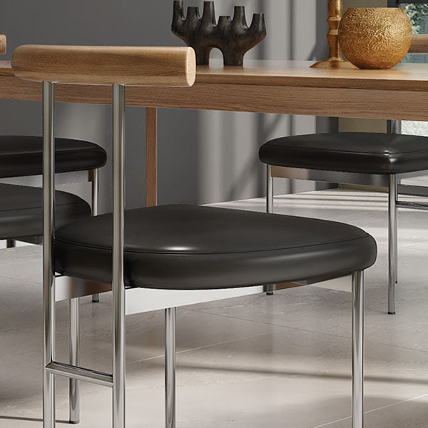 Nordic Style Metal Dining Room Chair Open Back Dining Side Chair for Restaurant Use Clearhalo ' kitchen&dining_furn' 'Dining Chairs' 'Dining Tables & Seating' 'dining_chair' 'furn' 'furn_dining_chair' 'Furniture' 'furniture_dining_chair' 'Kitchen & Dining Furniture' 'kitchen' 4458338