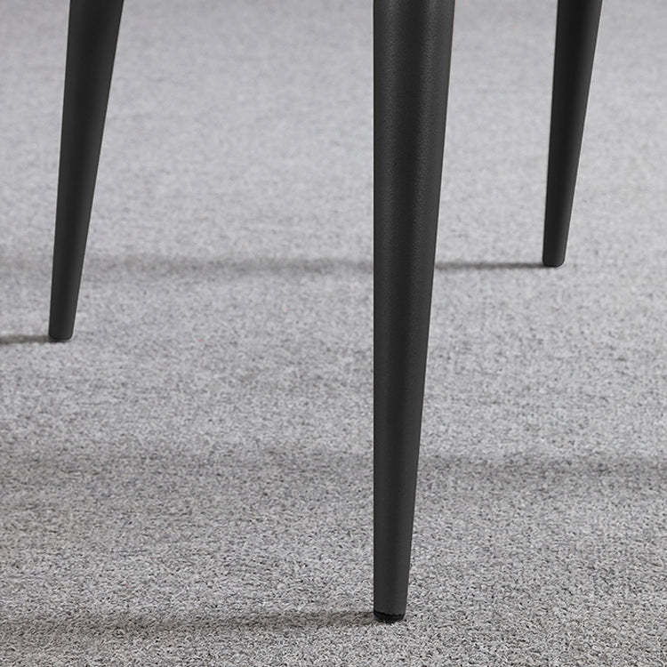 Contemporary Solid Back Dining Side Chairs Leather Dining Side Chair for Kitchen Clearhalo ' kitchen&dining_furn' 'Dining Chairs' 'Dining Tables & Seating' 'dining_chair' 'furn' 'furn_dining_chair' 'Furniture' 'furniture_dining_chair' 'Kitchen & Dining Furniture' 'kitchen' 4458359