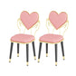 Scandinavian Style Open Back Dining Side Chair Polyurethane Dining Chairs Pink 2 Piece Set Clearhalo ' kitchen&dining_furn' 'Dining Chairs' 'Dining Tables & Seating' 'dining_chair' 'furn' 'furn_dining_chair' 'Furniture' 'furniture_dining_chair' 'Kitchen & Dining Furniture' 'kitchen' 4458377