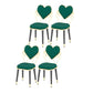 Scandinavian Style Open Back Dining Side Chair Polyurethane Dining Chairs Green 4 Piece Set Clearhalo ' kitchen&dining_furn' 'Dining Chairs' 'Dining Tables & Seating' 'dining_chair' 'furn' 'furn_dining_chair' 'Furniture' 'furniture_dining_chair' 'Kitchen & Dining Furniture' 'kitchen' 4458385
