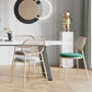 Glam Style Kitchen Metal Dining Chair Open Back Dining Armless Side Chairs Clearhalo ' kitchen&dining_furn' 'Dining Chairs' 'Dining Tables & Seating' 'dining_chair' 'furn' 'furn_dining_chair' 'Furniture' 'furniture_dining_chair' 'Kitchen & Dining Furniture' 'kitchen' 4458395