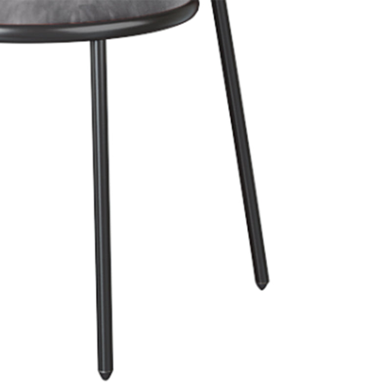 Glam Style Kitchen Metal Dining Chair Open Back Dining Armless Side Chairs Clearhalo ' kitchen&dining_furn' 'Dining Chairs' 'Dining Tables & Seating' 'dining_chair' 'furn' 'furn_dining_chair' 'Furniture' 'furniture_dining_chair' 'Kitchen & Dining Furniture' 'kitchen' 4458401