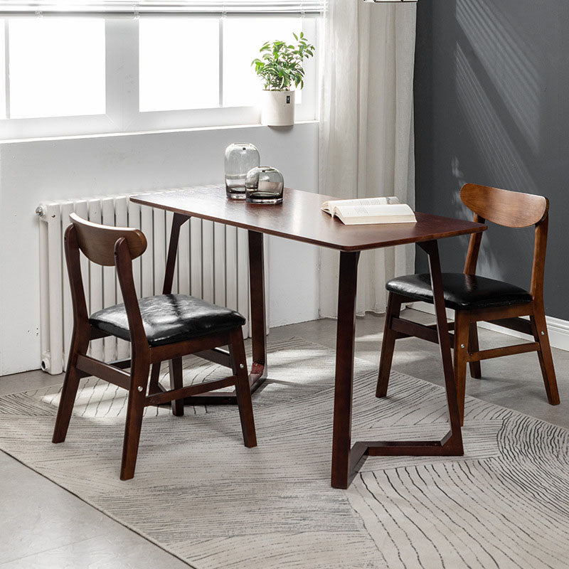 Scandinavian Upholstered Home Side Chair Open Back Natural Dining Chair Clearhalo ' kitchen&dining_furn' 'Dining Chairs' 'Dining Tables & Seating' 'dining_chair' 'furn' 'furn_dining_chair' 'Furniture' 'furniture_dining_chair' 'Kitchen & Dining Furniture' 'kitchen' 4458412