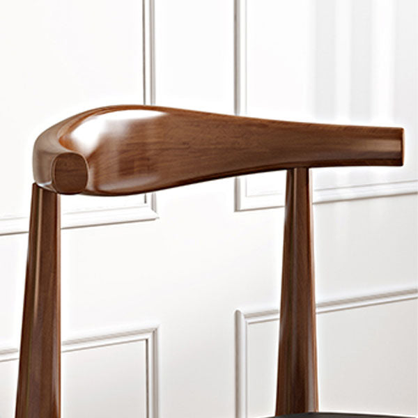 Scandinavian Upholstered Home Side Chair Natural Open Back Dining Chair Clearhalo ' kitchen&dining_furn' 'Dining Chairs' 'Dining Tables & Seating' 'dining_chair' 'Furniture' 'furniture_dining_chair' 'Kitchen & Dining Furniture' 'kitchen' 4458441