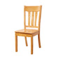 Contemporary Design Dining Chairs Slat Back Wood Side Dining Chairs Light Brown 1 Piece Clearhalo ' kitchen&dining_furn' 'Dining Chairs' 'Dining Tables & Seating' 'dining_chair' 'furn' 'furn_dining_chair' 'Furniture' 'furniture_dining_chair' 'Kitchen & Dining Furniture' 'kitchen' 4458457