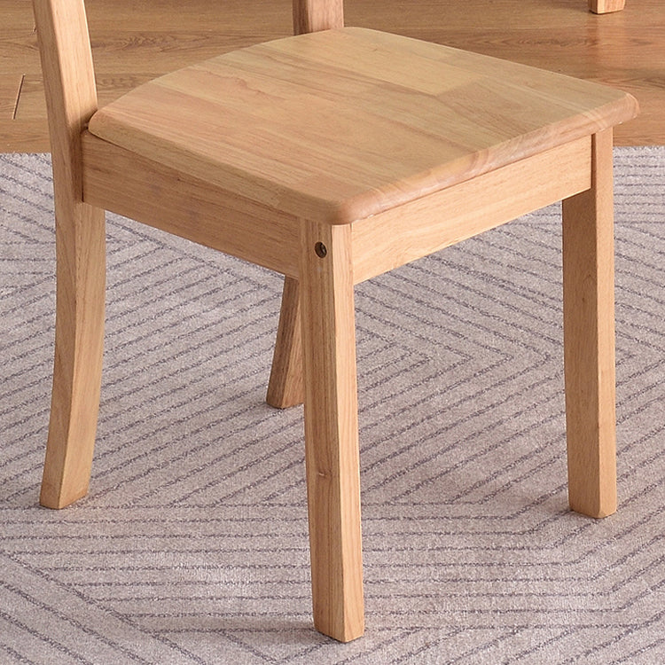 Contemporary Design Dining Chairs Slat Back Wood Side Dining Chairs Clearhalo ' kitchen&dining_furn' 'Dining Chairs' 'Dining Tables & Seating' 'dining_chair' 'furn' 'furn_dining_chair' 'Furniture' 'furniture_dining_chair' 'Kitchen & Dining Furniture' 'kitchen' 4458461