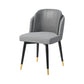 Glam Metal Dining Room Chair Upholstered Fabric Dining Side Chair for Restaurant Use Clearhalo ' kitchen&dining_furn' 'Dining Chairs' 'Dining Tables & Seating' 'dining_chair' 'furn' 'furn_dining_chair' 'Furniture' 'furniture_dining_chair' 'Kitchen & Dining Furniture' 'kitchen' 4458481