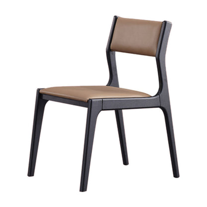 Contemporary Style Dining Wooden Chairs Kitchen Dining Armless Side Chair Coffee 1 Piece Clearhalo ' kitchen&dining_furn' 'Dining Chairs' 'Dining Tables & Seating' 'dining_chair' 'furn' 'furn_dining_chair' 'Furniture' 'furniture_dining_chair' 'Kitchen & Dining Furniture' 'kitchen' 4458512