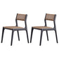 Contemporary Style Dining Wooden Chairs Kitchen Dining Armless Side Chair Coffee 2 Piece Set Clearhalo ' kitchen&dining_furn' 'Dining Chairs' 'Dining Tables & Seating' 'dining_chair' 'furn' 'furn_dining_chair' 'Furniture' 'furniture_dining_chair' 'Kitchen & Dining Furniture' 'kitchen' 4458514