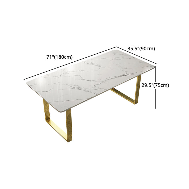 Luxury 1/2/5/7 Pieces Dining Set Sintered Stone Dining Table Set with Leather Chairs Clearhalo 'Dining Room Sets' 'Dining Tables & Seating' 'dining_room_set' 'furn' 'furn_dining_room_set' 'Furniture' 'furniture_dining_room_set' 'Kitchen & Dining Furniture' 'kitchen&dining_furn' 'kitchen' 4458624